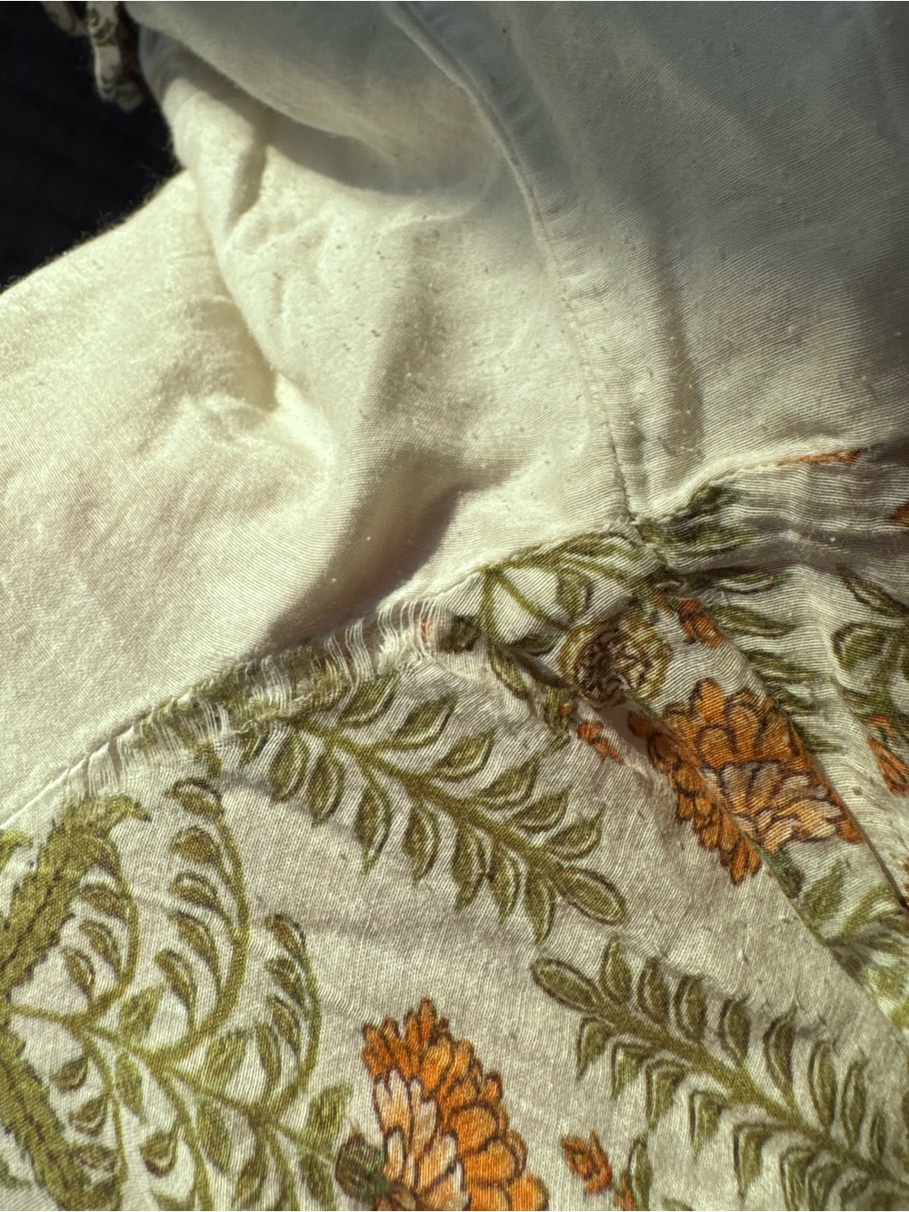 Anthropologie Eleanora Buttondown Shirtdress Silk Blend Botanical Motif Sz: L - Picture 11 of 15